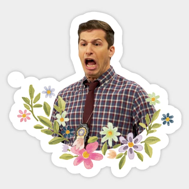 Jake Peralta Horrified Sticker by AJDP23